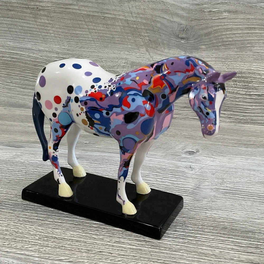 Trail of Painted Ponies Mosaic Appaloosa Pony 1E/6080 w/ Box 2003